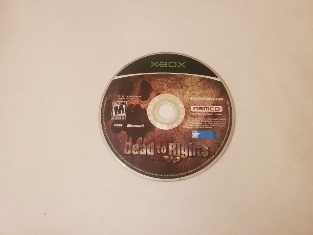 Microsoft Xbox Dead to Rights video game