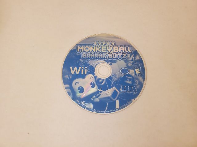 Nintendo Wii Super Monkey Ball Banana Blitz video game