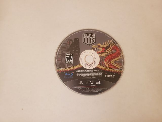 Sony Playstation 3 Sleeping Dogs video game