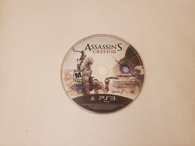 Sony Playstation 3 Assassin's Creed III video game