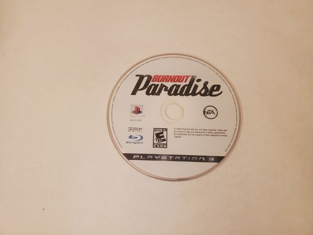Sony Playstation 3 Burnout Paradise video game