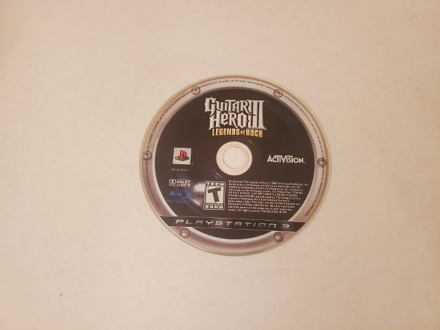 Sony Playstation 3 Guitar Hero III Legends of Rock video game