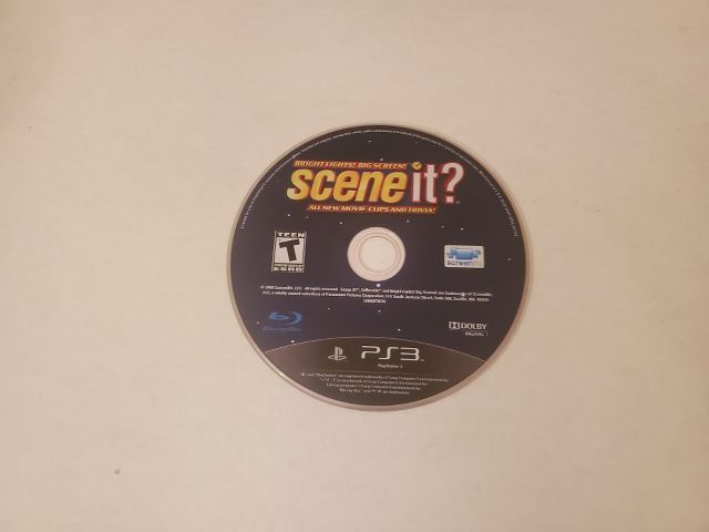 Sony Playstation 3 Scene It? video game