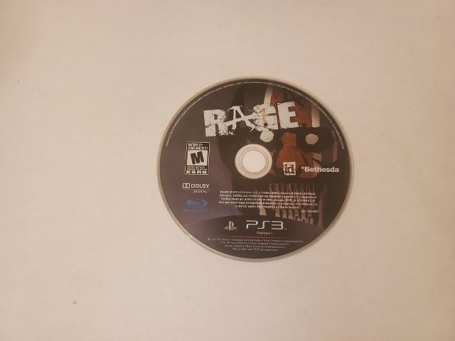 Sony Playstation 3 Rage video game