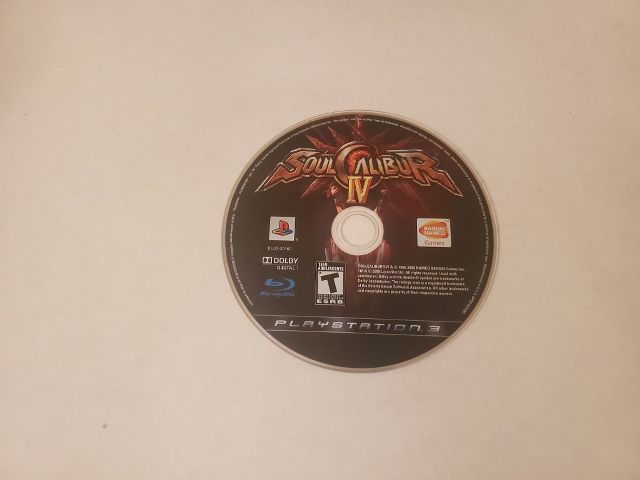 Sony Playstation 3 Soul Calibur IV video game