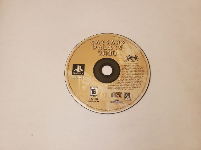 Sony Playstation 1 Caesars Palace 2000 video game