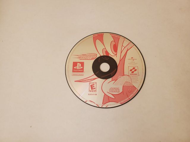 Sony Playstation 1 Woody Woodpecker Racing video game