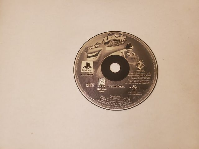 Sony Playstation 1 Crash Bandicoot Warped video game