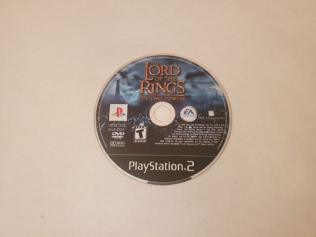 Sony Playstation 2 The Lord of the Rings The Two Towers video game