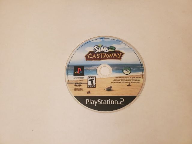 Sony Playstation 2 The Sims 2 Castaway video game