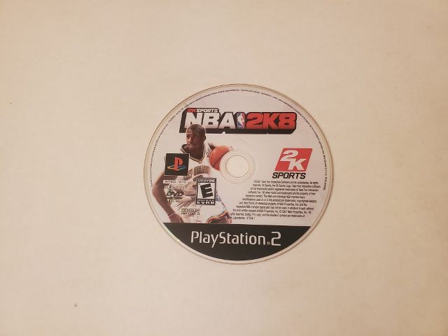 Sony Playstation 2 NBA 2K8 video game