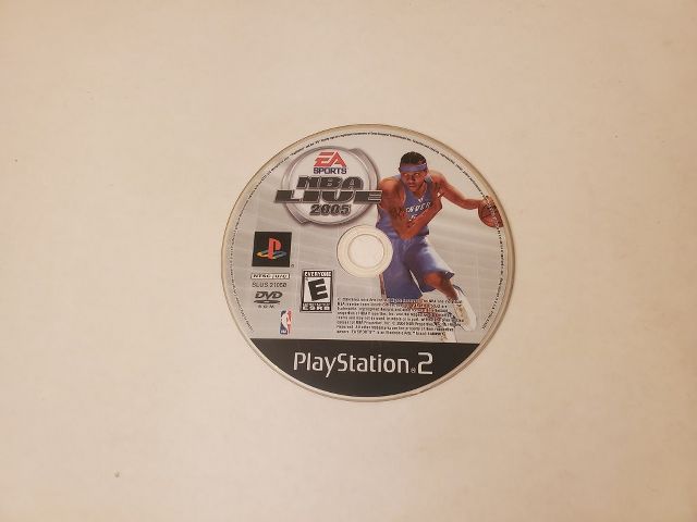 Sony Playstation 2 NBA Live 2005 video game