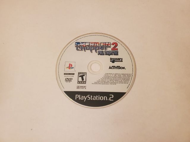 Sony Playstation 2 American Chopper 2 Full Throttle video game