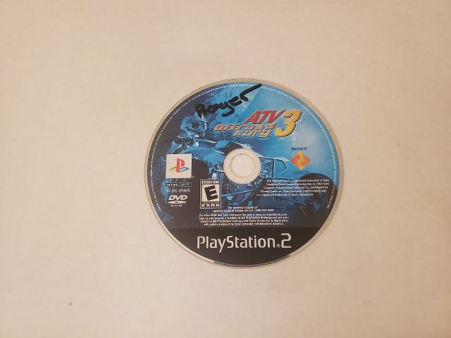 Sony Playstation 2 ATV Offroad Fury 3 video game