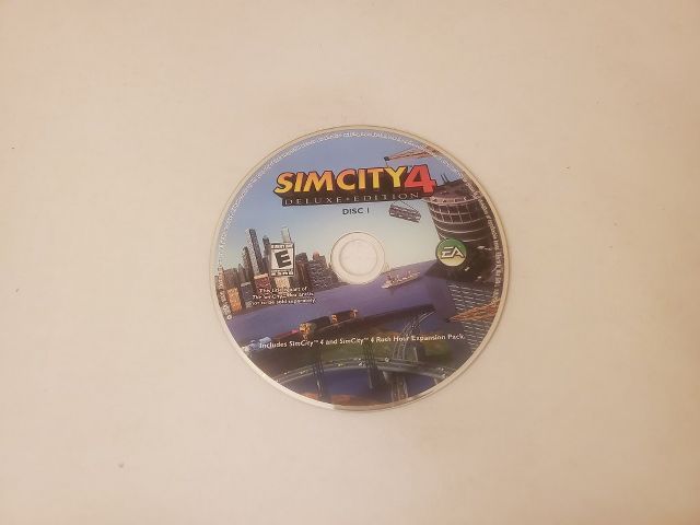 PC Sim City 4 Deluxe Edition Disc 1 video game