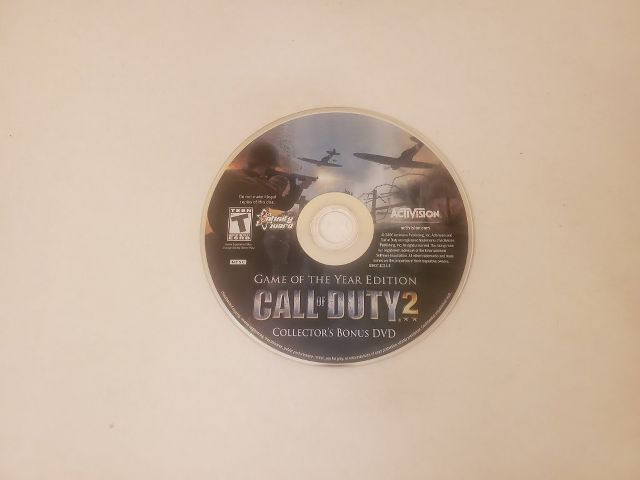 PC Call of Duty 2 Collector's Bonus DVD video game