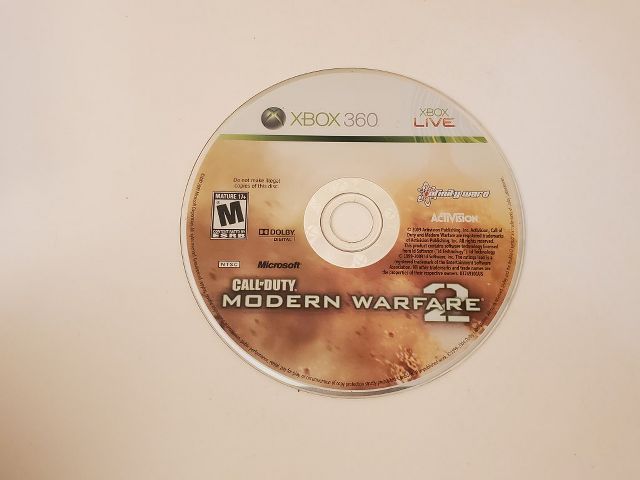 Microsoft Xbox 360 Call of Duty Modern Warfare 2 video game