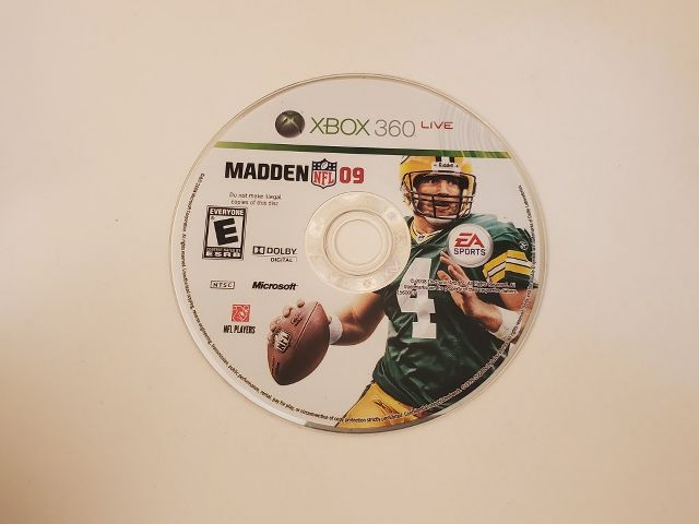Microsoft Xbox 360 Madden 09 video game