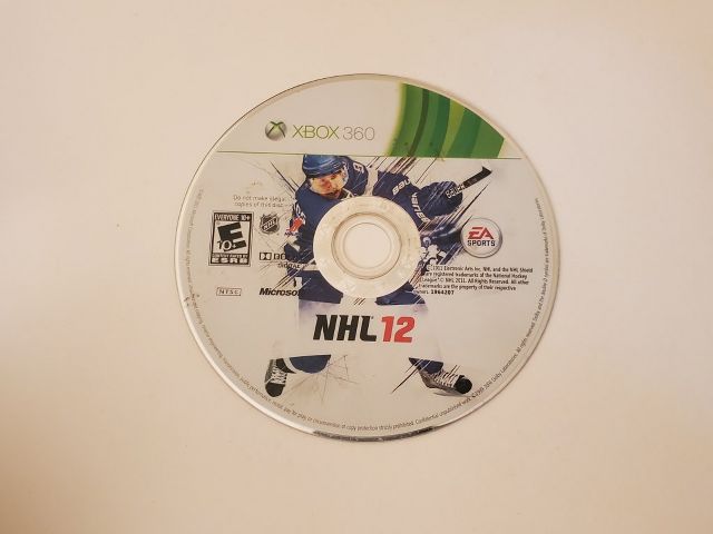 Microsoft Xbox 360 NHL 12 video game