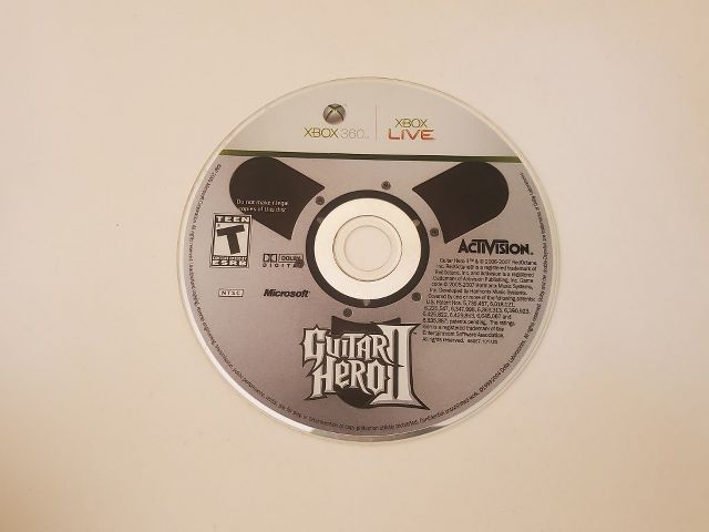 Microsoft Xbox 360 Guitar Hero II video game