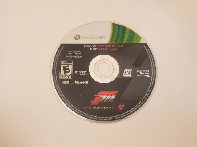 Microsoft Xbox 360 Forza Motorsport 4 Disc 1 video game