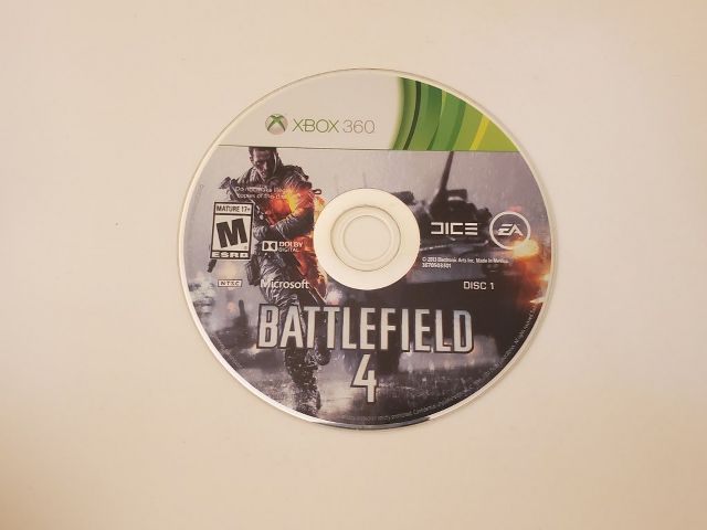 Microsoft Xbox 360 Battlefield 4 Disc 1 video game