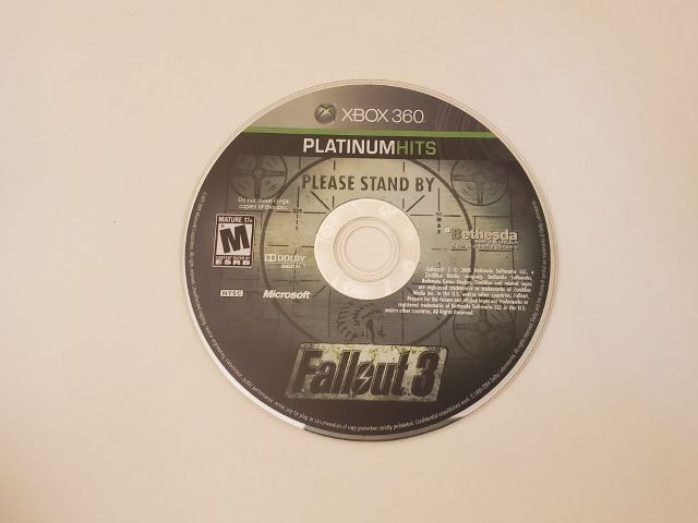 Microsoft Xbox 360 Fallout 3 Platinum Hits video game