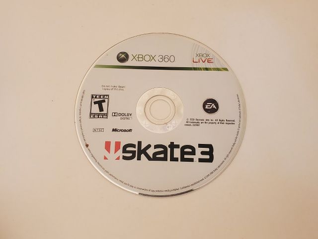 Microsoft Xbox 360 Skate 3 video game