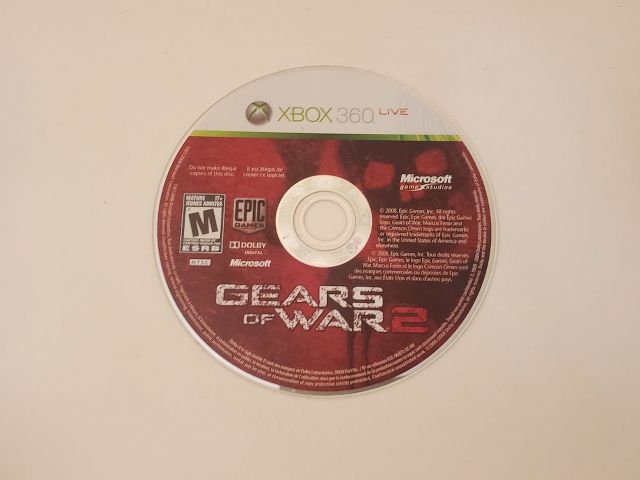 Microsoft Xbox 360 Gears of War 2 video game