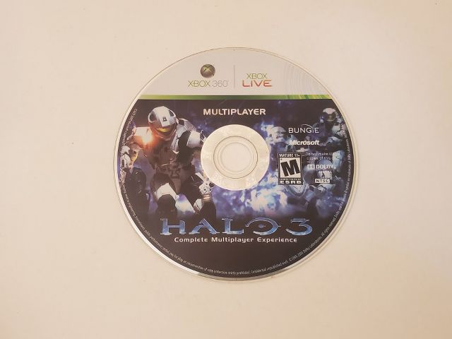 Microsoft Xbox 360 Halo 3 Multiplayer video game