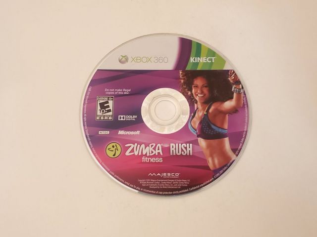 Microsoft Xbox 360 Zumba Fitness Rush video game