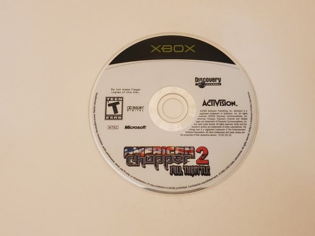 Microsoft Xbox American Chopper 2 Full Throttle video game