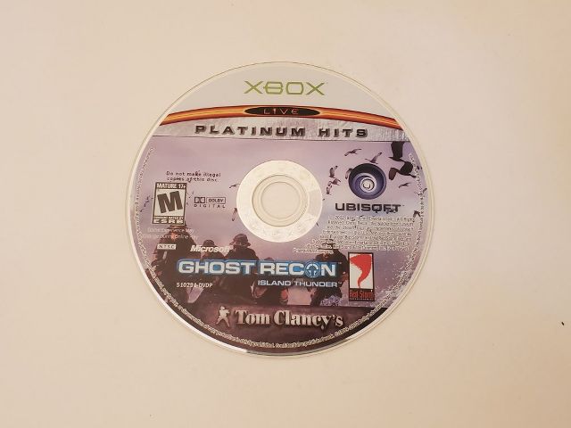 Microsoft Xbox Ghost Recon Island Thunder Platinum Hits video game