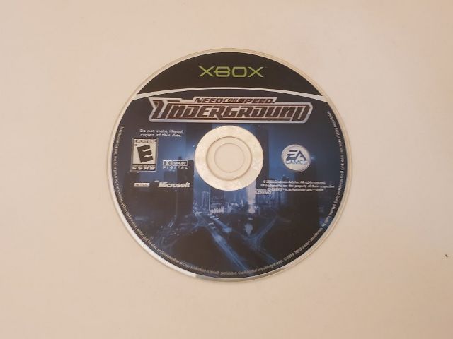 Microsoft Xbox Need for Speed Underground video game