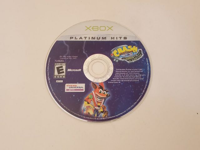 Microsoft Xbox Crash Bandicoot The Wrath of Cortex Platinum Hits video game