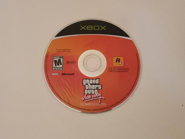 Microsoft Xbox Grand Theft Auto Vice City video game