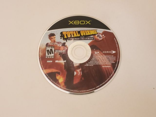 Microsoft Xbox Total Overdose video game