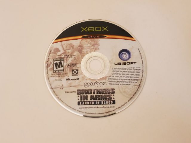 Microsoft Xbox Brothers in Arms Earned in Blood video game