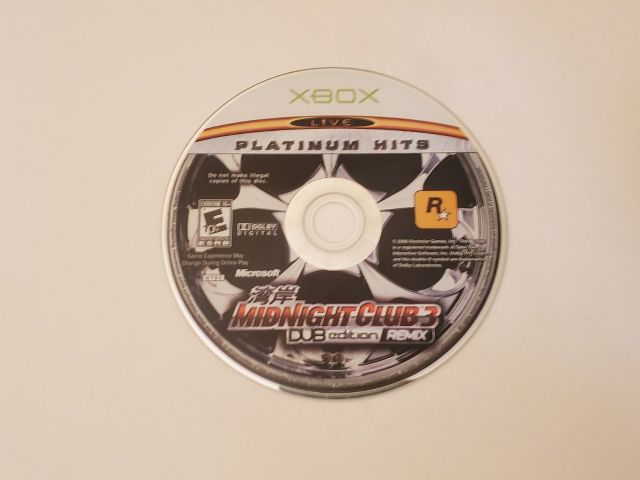 Microsoft Xbox Midnight Club 3 DUB Edition Remix video game
