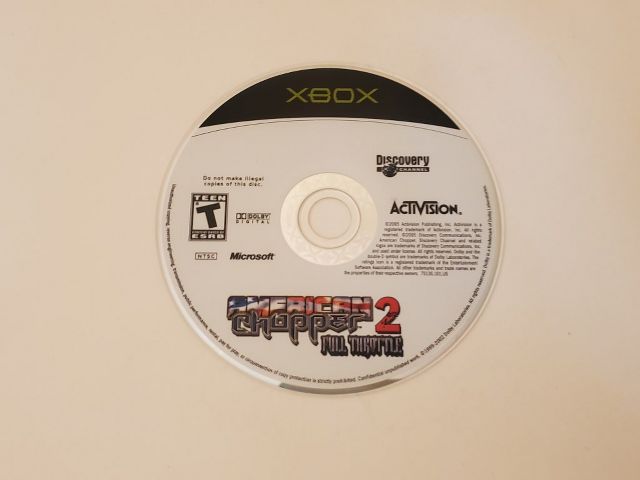 Microsoft Xbox American Chopper 2 Full Throttle video game