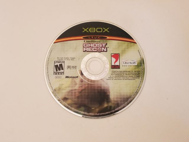 Microsoft Xbox Ghost Recon video game