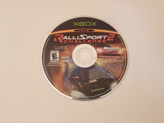 Microsoft Xbox Rallisport Challenge 2 video game