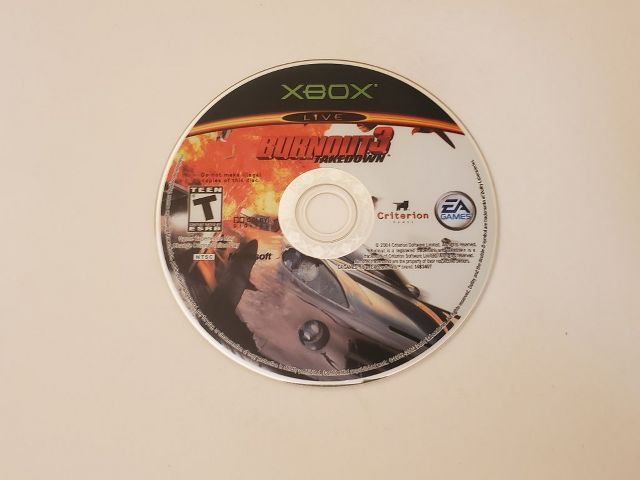 Microsoft Xbox Burnout 3 Takedown video game
