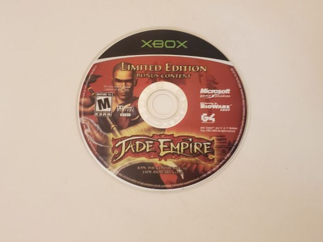 Microsoft Xbox Jade Empire Limited Edition Bonus Content video game
