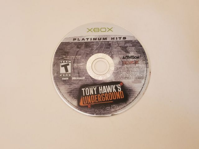 Microsoft Xbox Tony Hawk's Underground Platinum Hits video game