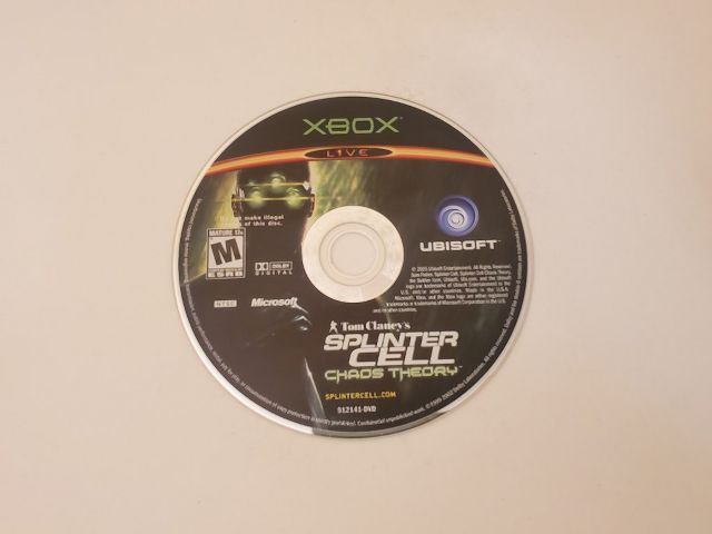 Microsoft Xbox Splinter Cell Chaos Theory video game