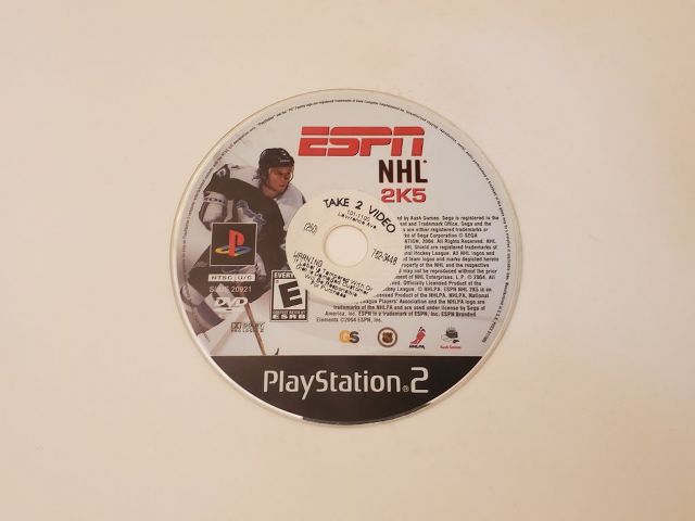 Sony Playstation 2 ESPN NHL 2K5 video game
