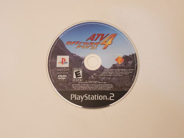 Sony Playstation 2 ATV Offroad Fury 4 video game