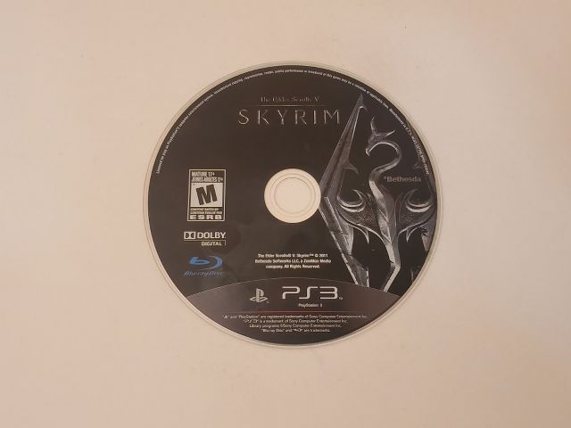 Sony Playstation 3 Skyrim The Elder Scrolls V video game