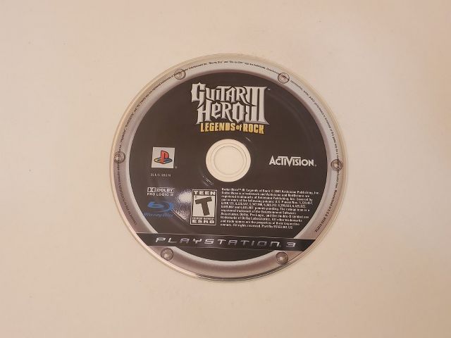 Sony Playstation 3 Guitar Hero III Legends of Rock video game